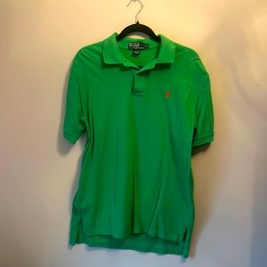 The Iconic Mesh Polo Shirt - Preppy Green. POLO by Ralph Lauren.